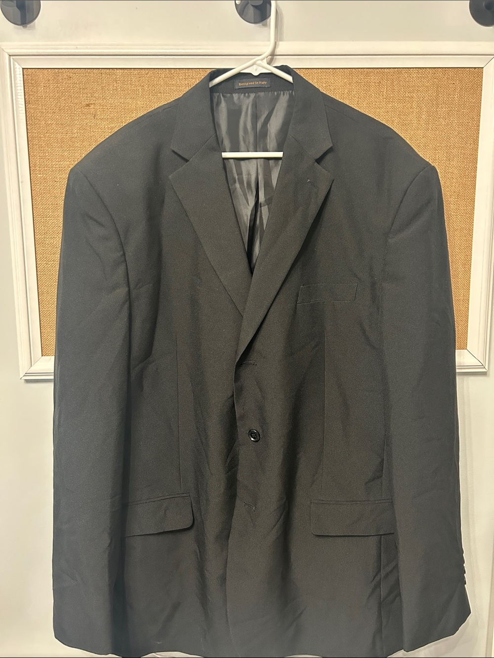 Source Unknown Black Men's Single-Breasted Blazer